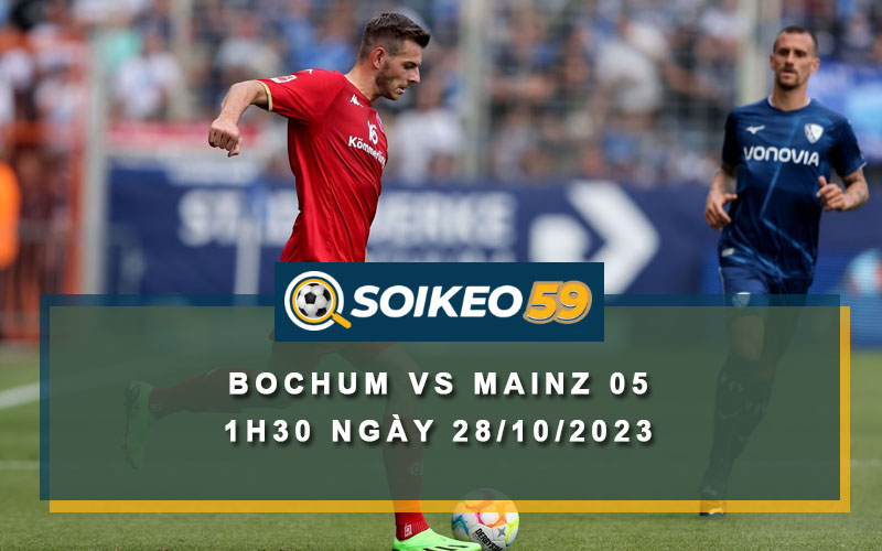 Soi kèo Bochum vs Mainz 05 1h30 ngày 28/10/2023