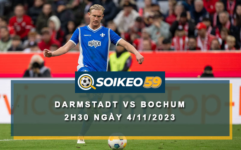 Soi kèo Darmstadt vs Bochum 2h30 ngày 4/11/2023